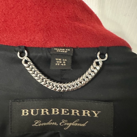 Burberry Military Jacket Navy Blue Red ( A must have staple ) - Picture 2 of 12